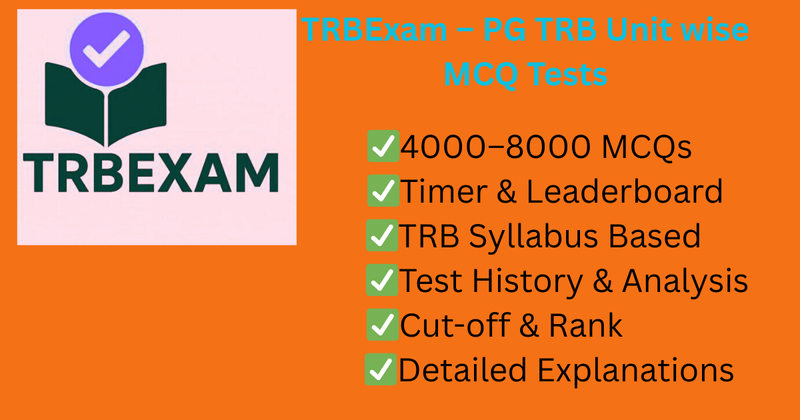 TRB Exam 2025 free mock tests